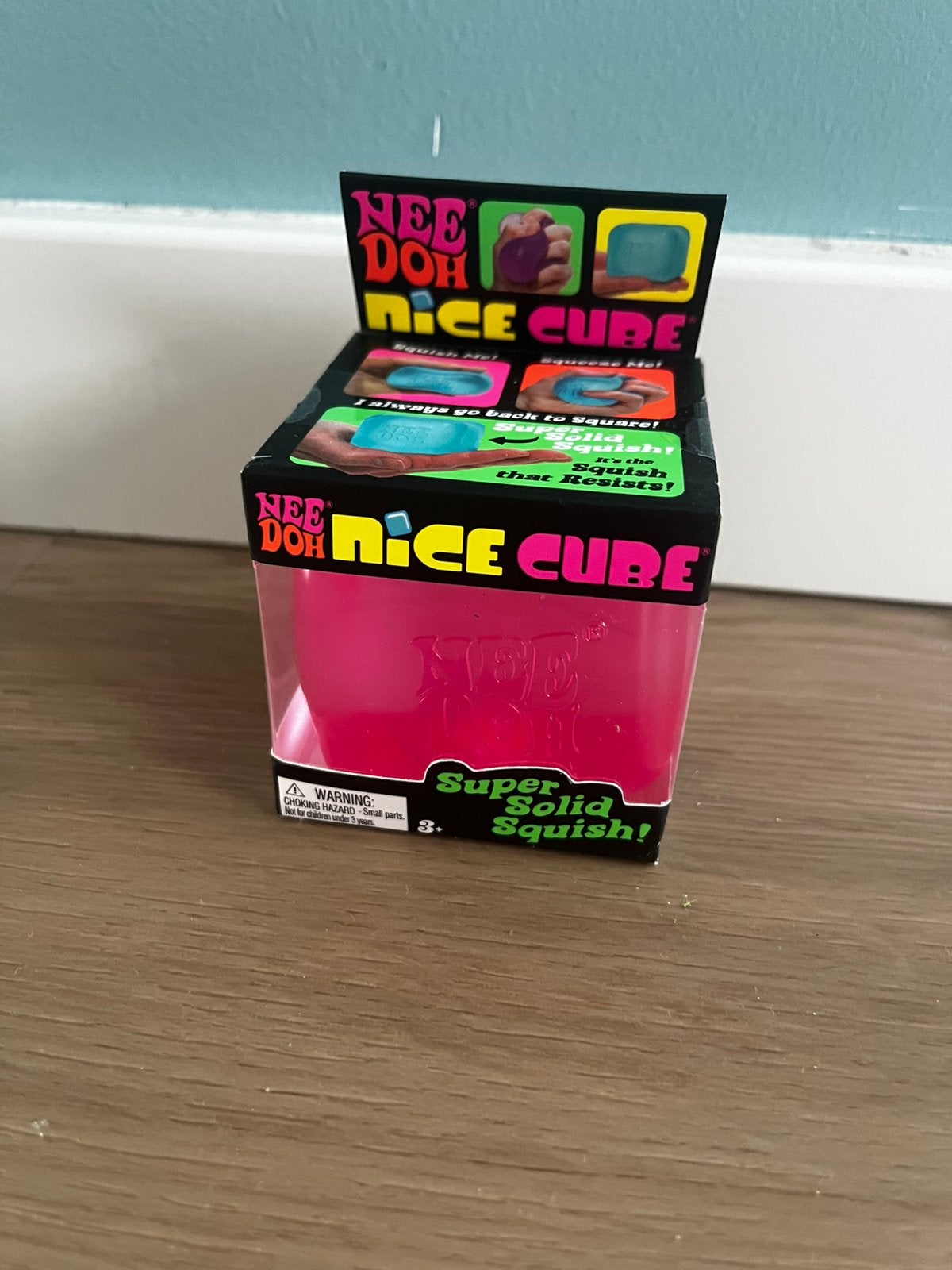 NeeDoh nice cube roze stressbal squisy, Ophalen of Verzenden, Zo goed als nieuw, Overige typen