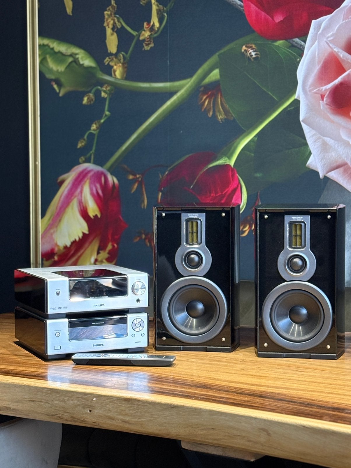 Philips mcd 909  heritage uitvoering., Ophalen, Zo goed als nieuw, Speakers, Philips