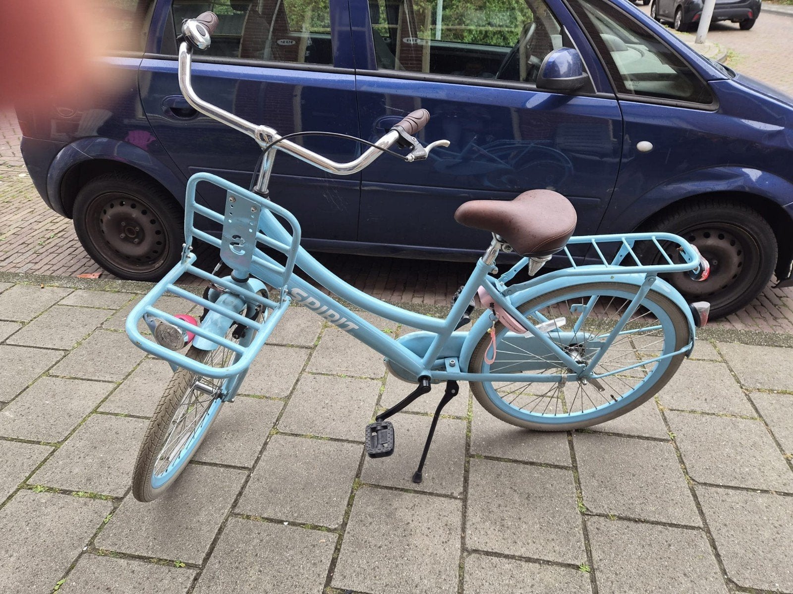 Nette Spirit Cargo meisje fiets blauw 24 inch.Zonder mand., Ophalen of Verzenden, Zo goed als nieuw, 24 inch