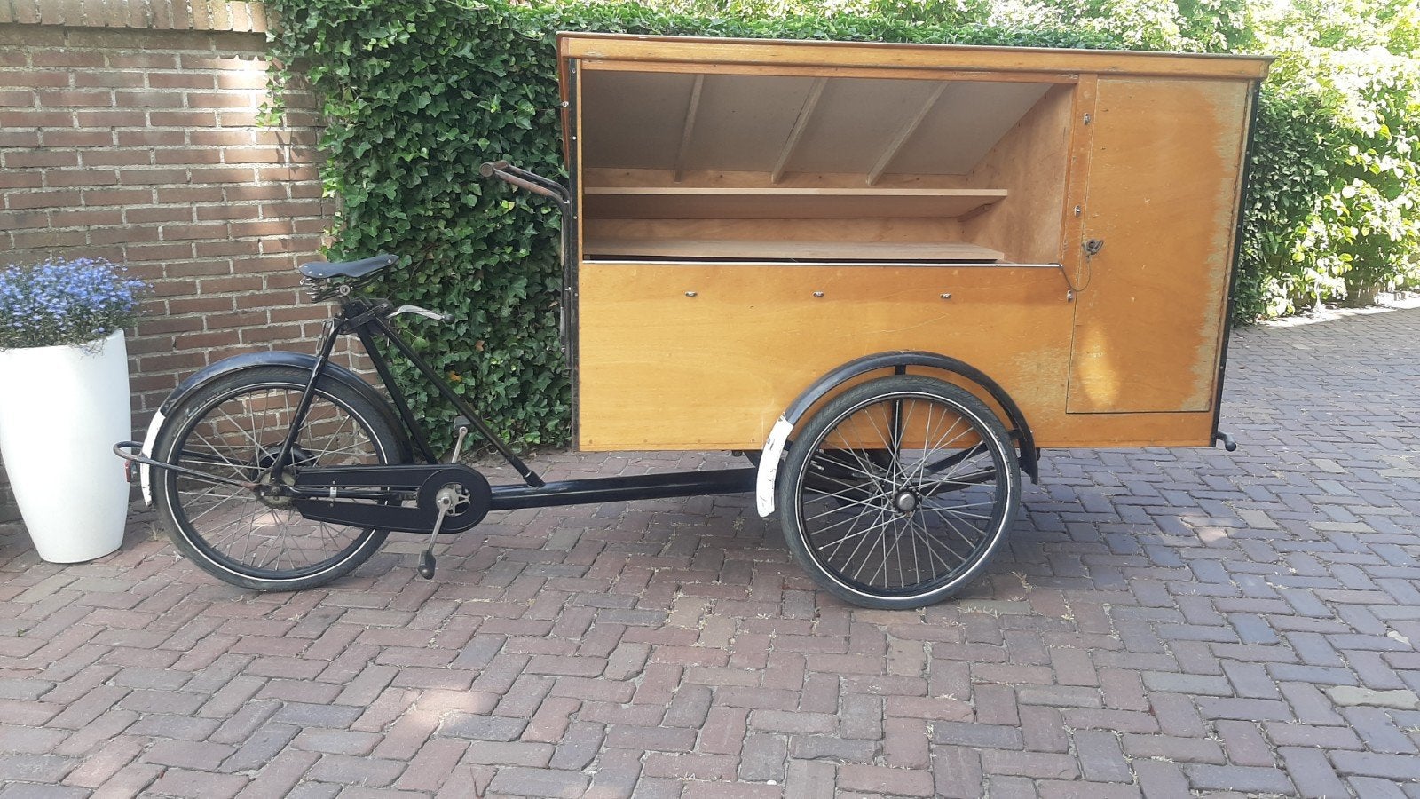 unieke oude antieke gazelle bakkersfiets, Ophalen, Velgrem, Goederen, Gazelle