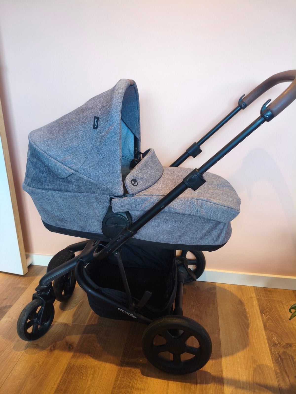 Easywalker Harvey 2 kinderwagen met reiswieg en zitje, Gebruikt, Combiwagen, Met reiswieg, Ophalen
