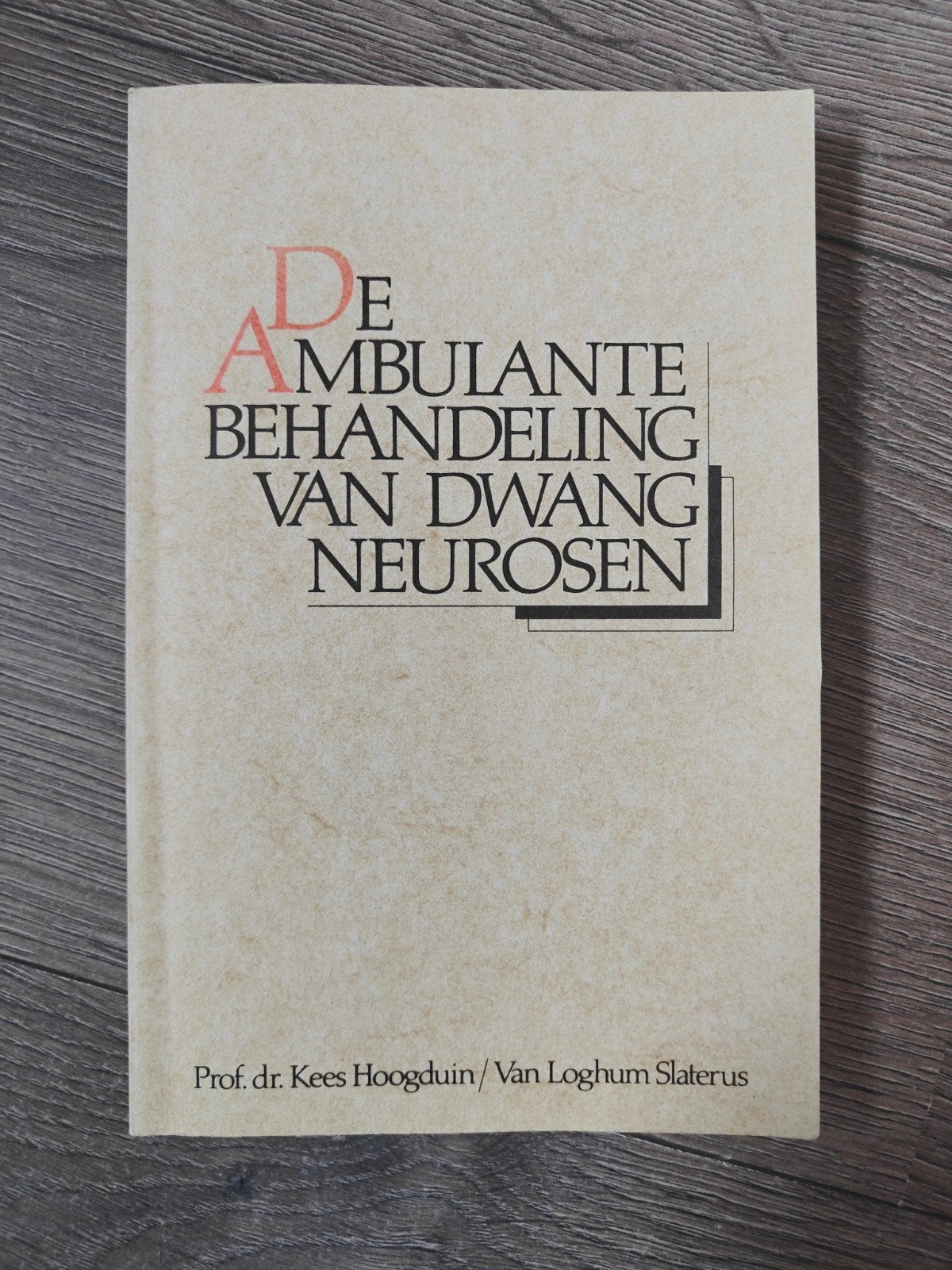 De ambulante behandeling van dwangneurosen – Kees Hoogduin, Boeken, Ophalen of Verzenden, Gelezen