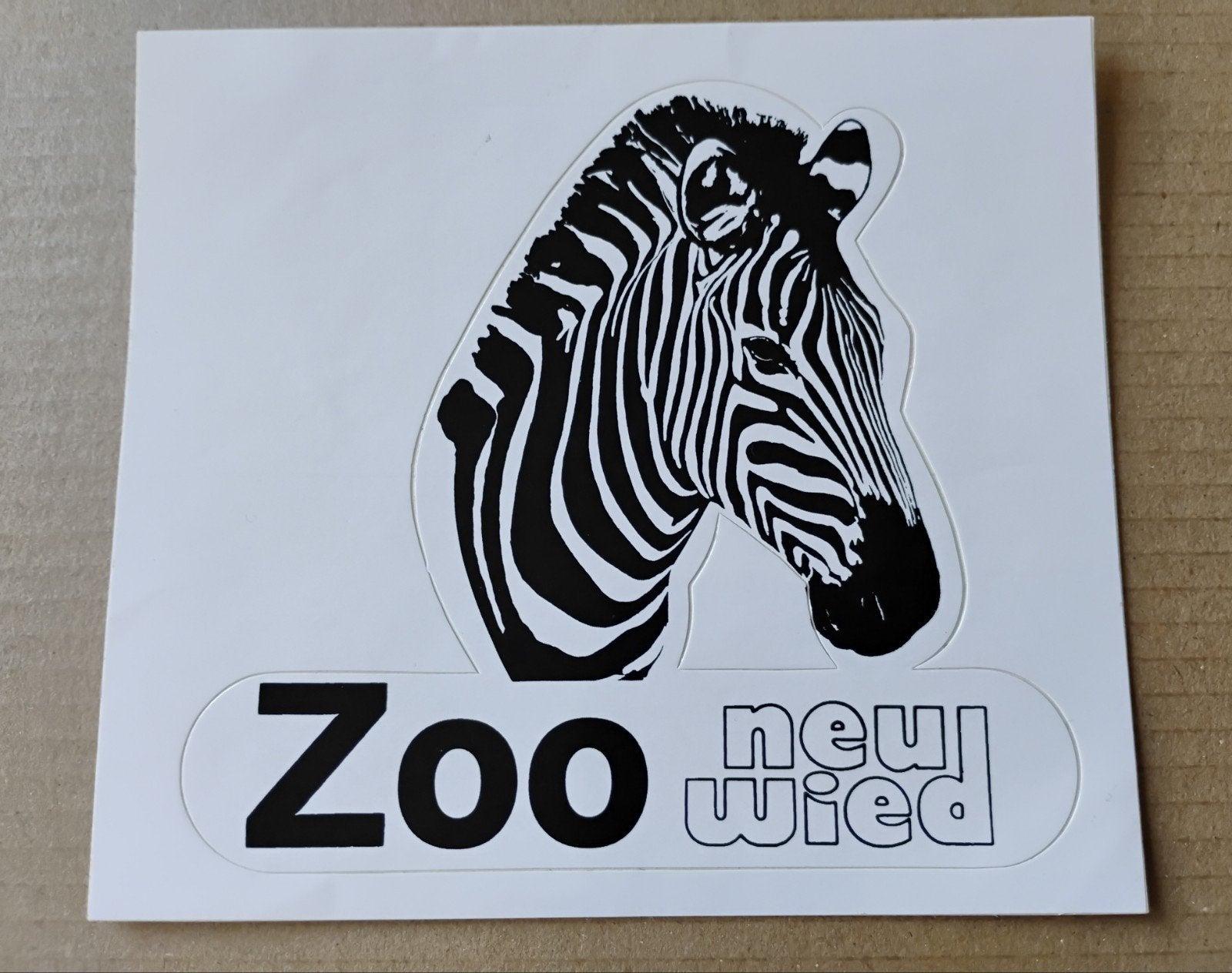 Vintage Sticker - Zoo Neuwied Duitsland, Verzenden, Gebruikt