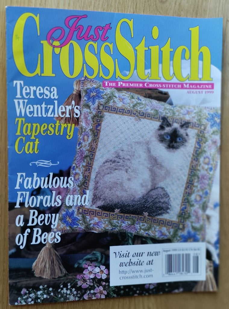 Borduurtijdschrift Just Cross Stitch, Hobby en Vrije tijd, Ophalen of Verzenden, Zo goed als nieuw, Handborduren, Patroon