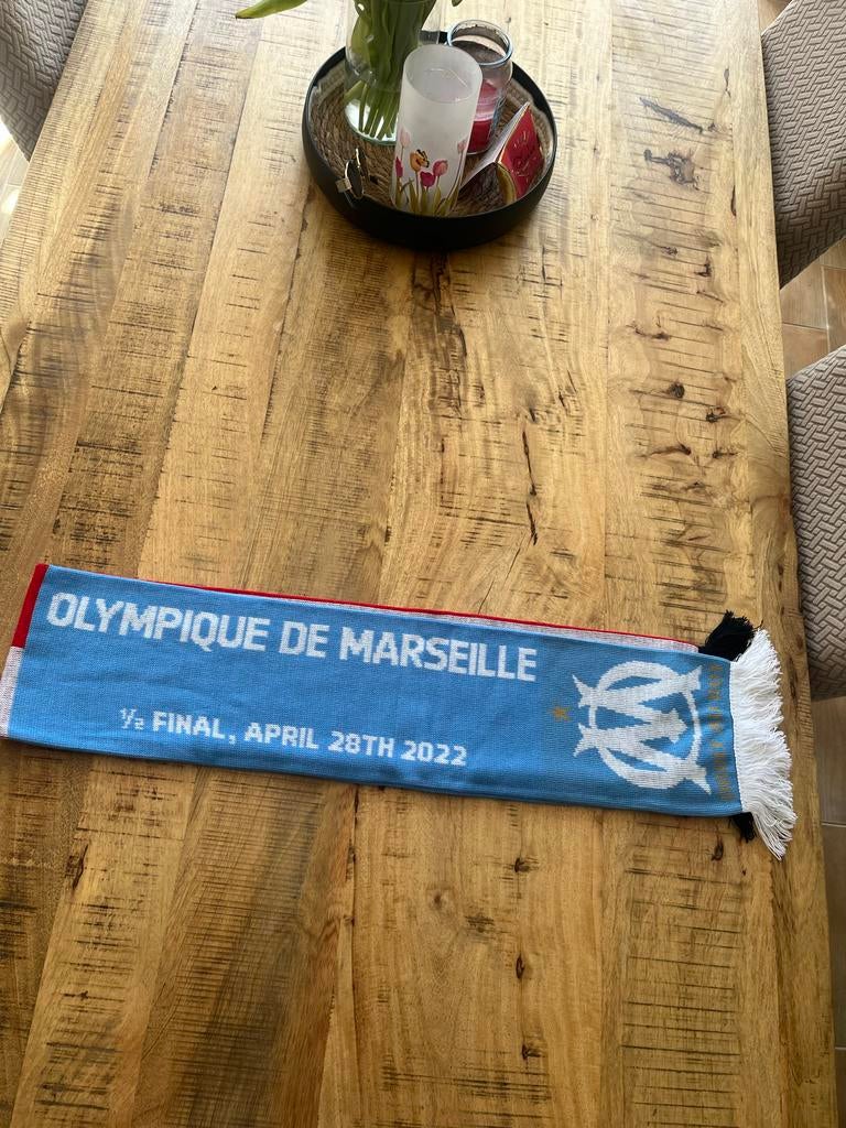 Feyenoord vs Olympique Marseille sjaal, Verzenden, Zo goed als nieuw