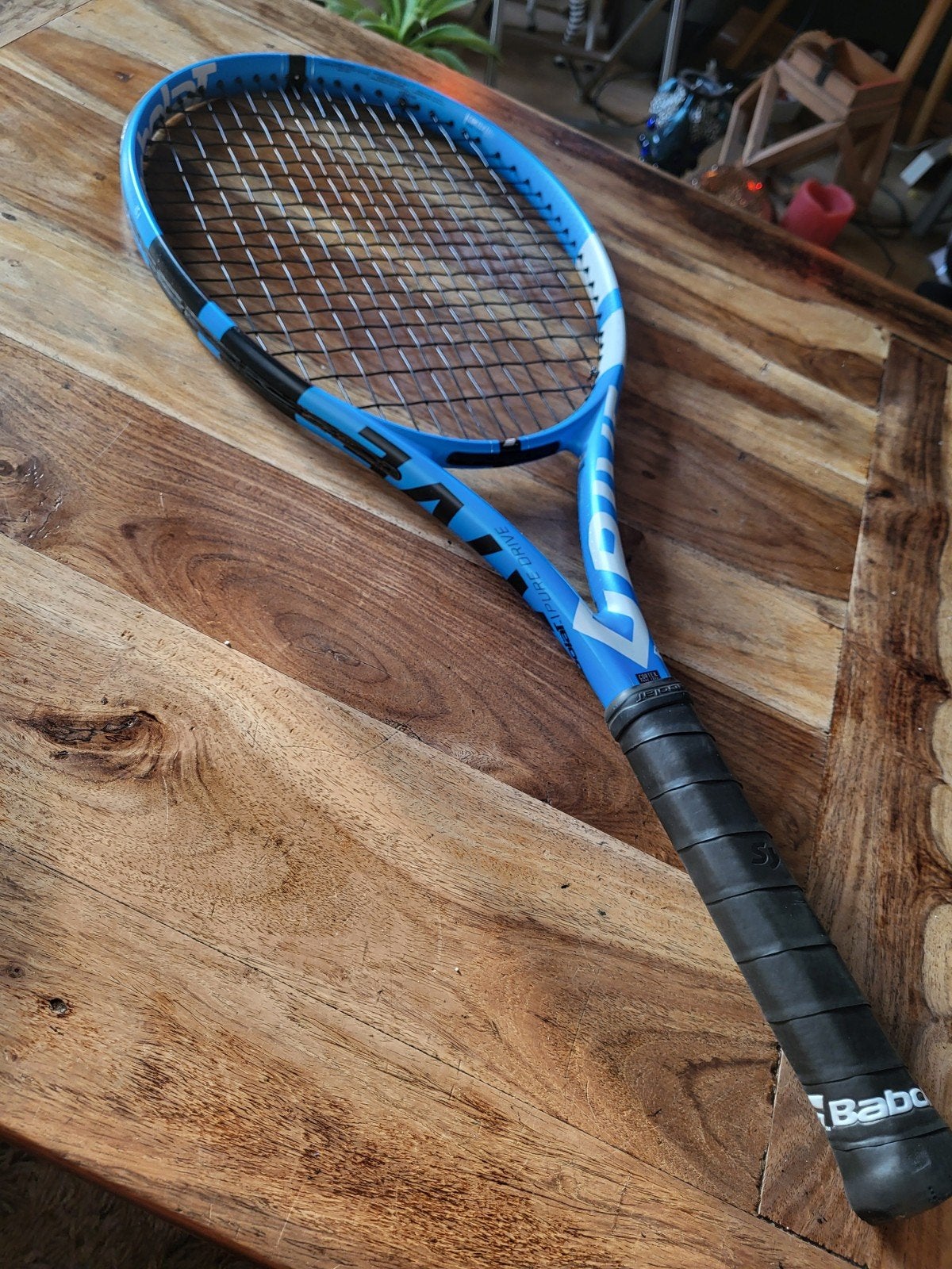 Babolat Pure Drive Tennisracket 300 gram L1, L1, Ophalen of Verzenden, Zo goed als nieuw, Racket
