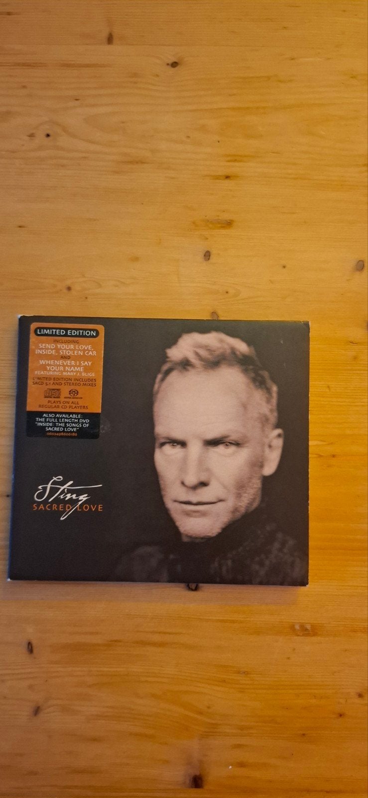 Sting - Sacred Love SACD (Limited Edition), Cd's en Dvd's, Pop, Inclusief boekje, Ophalen of Verzenden, Zo goed als nieuw