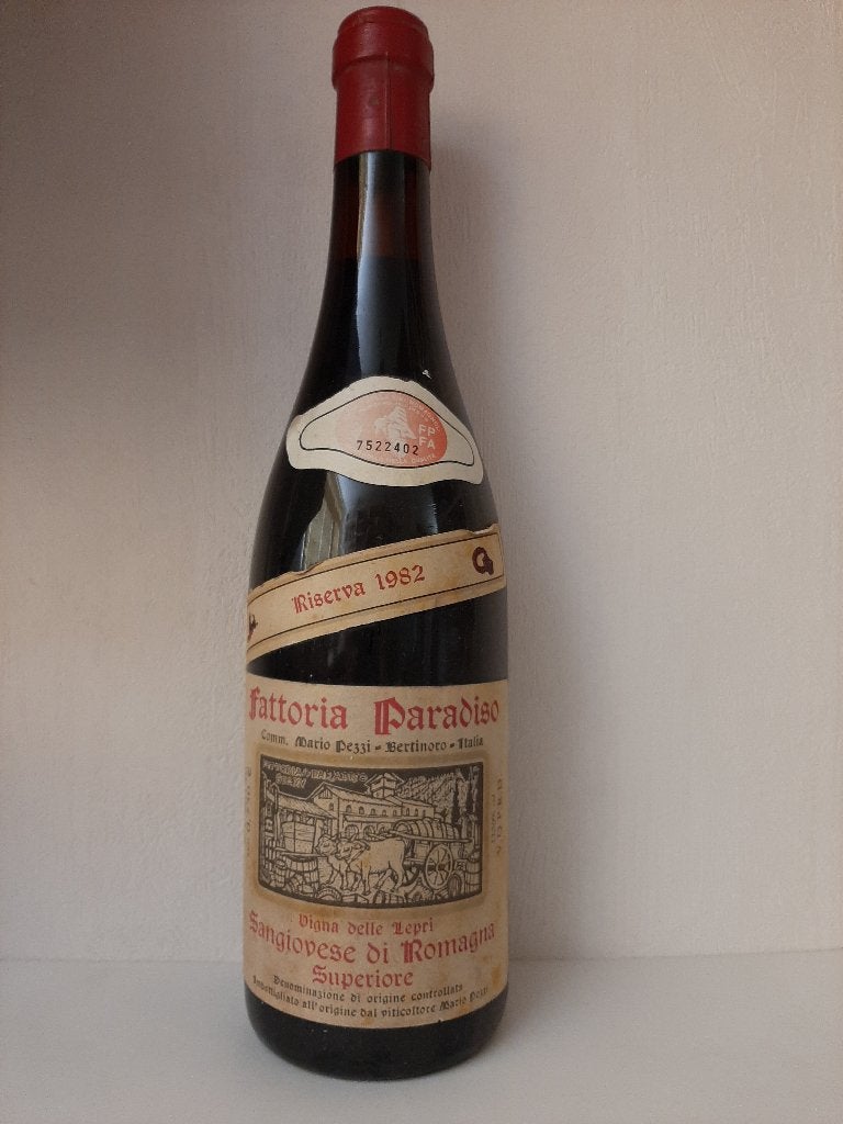 Wijn uit jouw geboortejaar 1982, Ophalen, Italië, Rode wijn