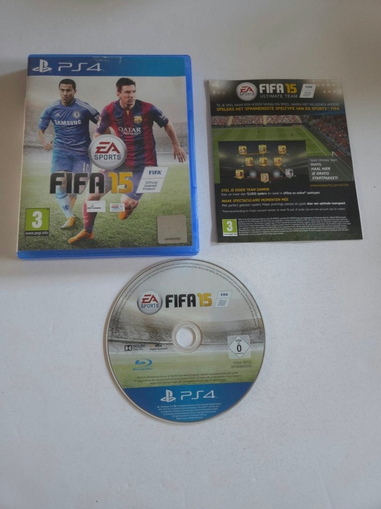 Playstation 4 (PS4) - Fifa 15 - 12019, Spelcomputers en Games, Ophalen of Verzenden, Zo goed als nieuw, Sport, 3 spelers of meer