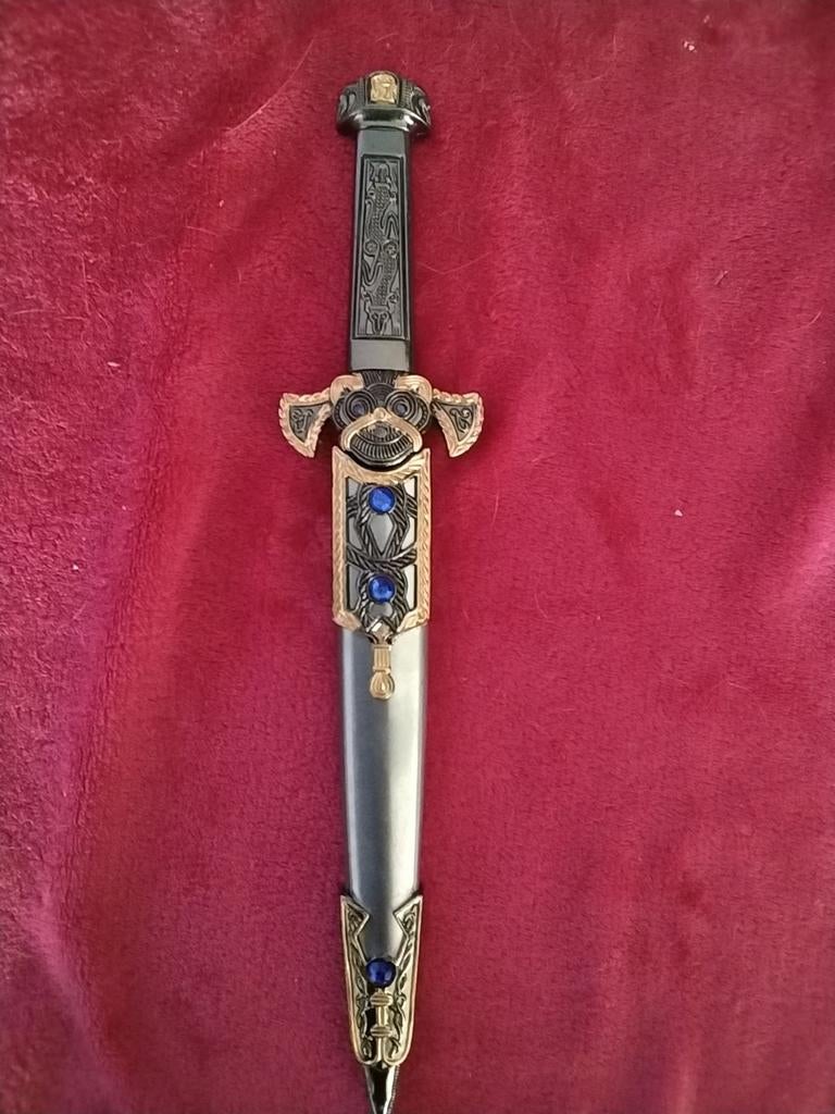Decoratieve Dolk met Schede - Fantasy Stijl, Ophalen of Verzenden, Zo goed als nieuw