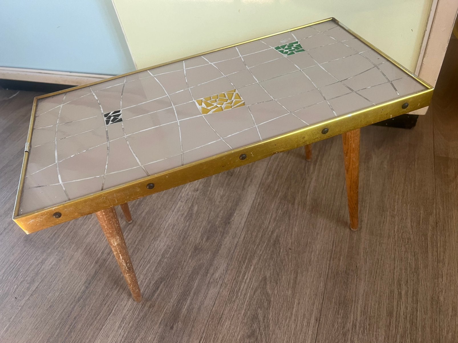 Vintage jaren 50 60 fifties plantentafeltje, Verzamelen, Ophalen of Verzenden, Huis en Inrichting