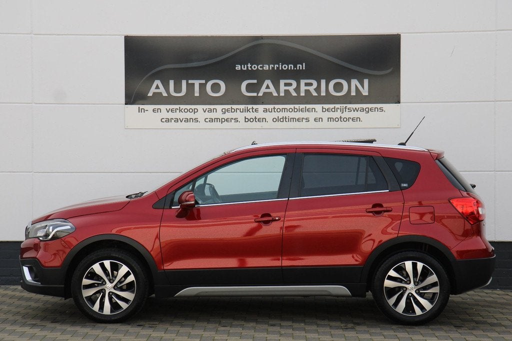Suzuki S-Cross 1.4 Boosterjet AllGrip Style Pano Carplay !, Auto's, Suzuki, Automaat, Gebruikt, Zwart, 4 cilinders
