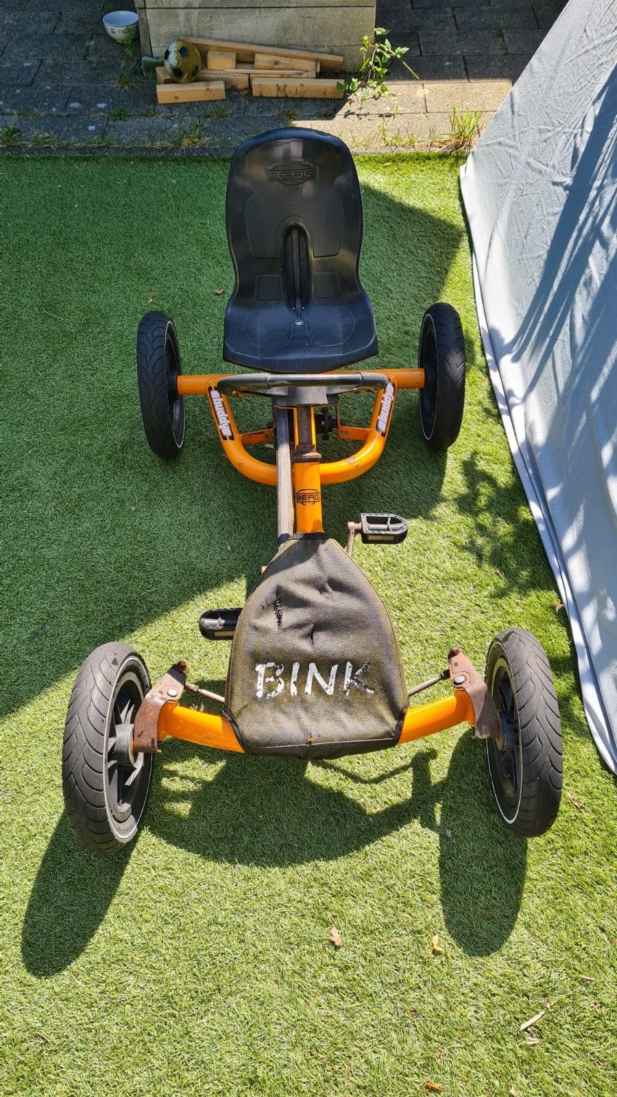 Berg Buddy skelter - Oranje met zwarte accenten, Ophalen, Gebruikt, Berg, Vrijloopautomaat