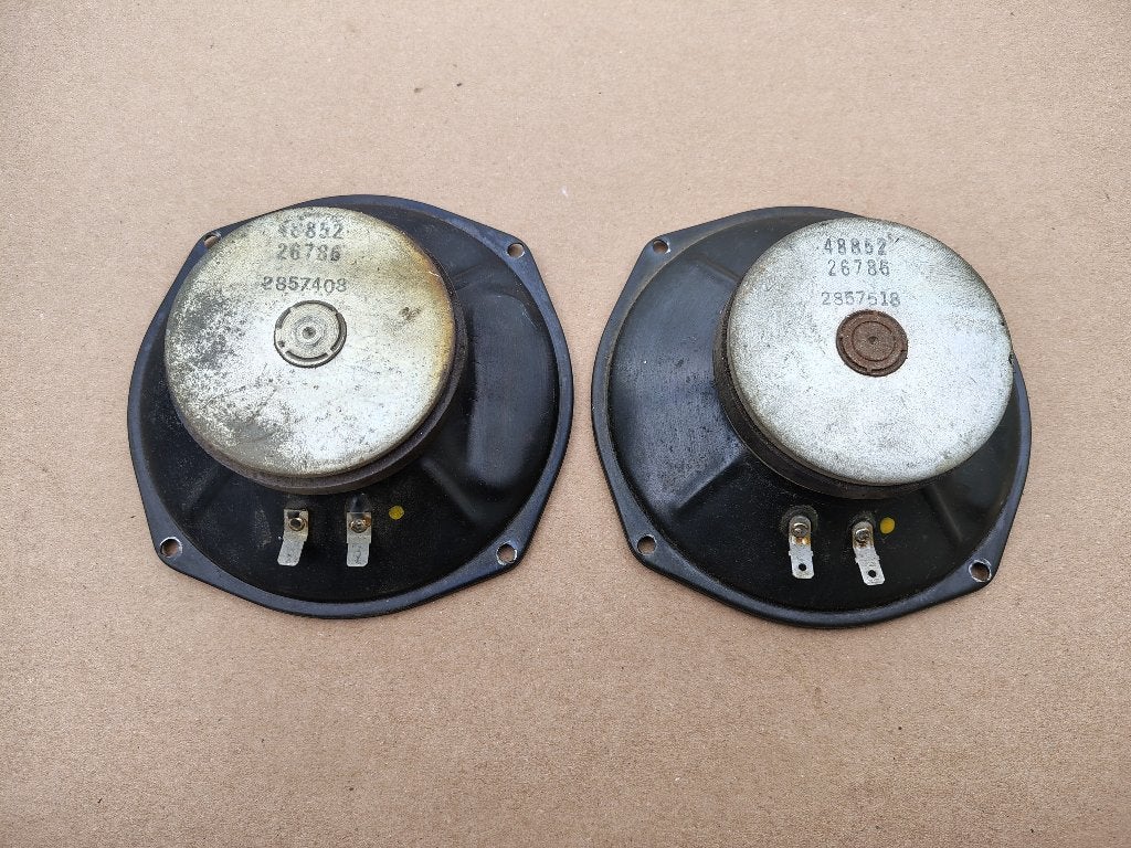 2x 13cm / Hoge Tonen Speakers Wurlitzer (Div) jukebox, Verzenden, Gebruikt, 1950 tot 1960, Seeburg