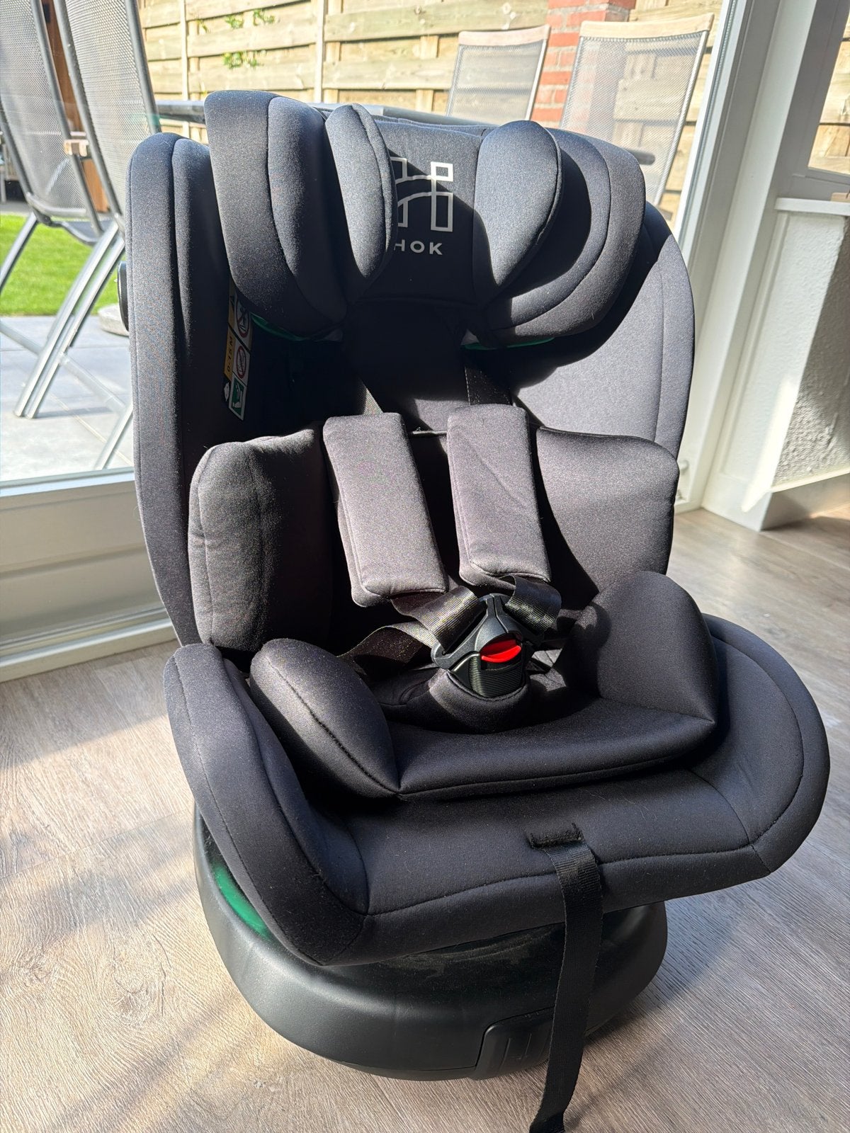 HOK Autostoel 360 graden draaibaar - Zo goed als nieuw, 0 t/m 18 kg, Verstelbare rugleuning, Zo goed als nieuw, Isofix