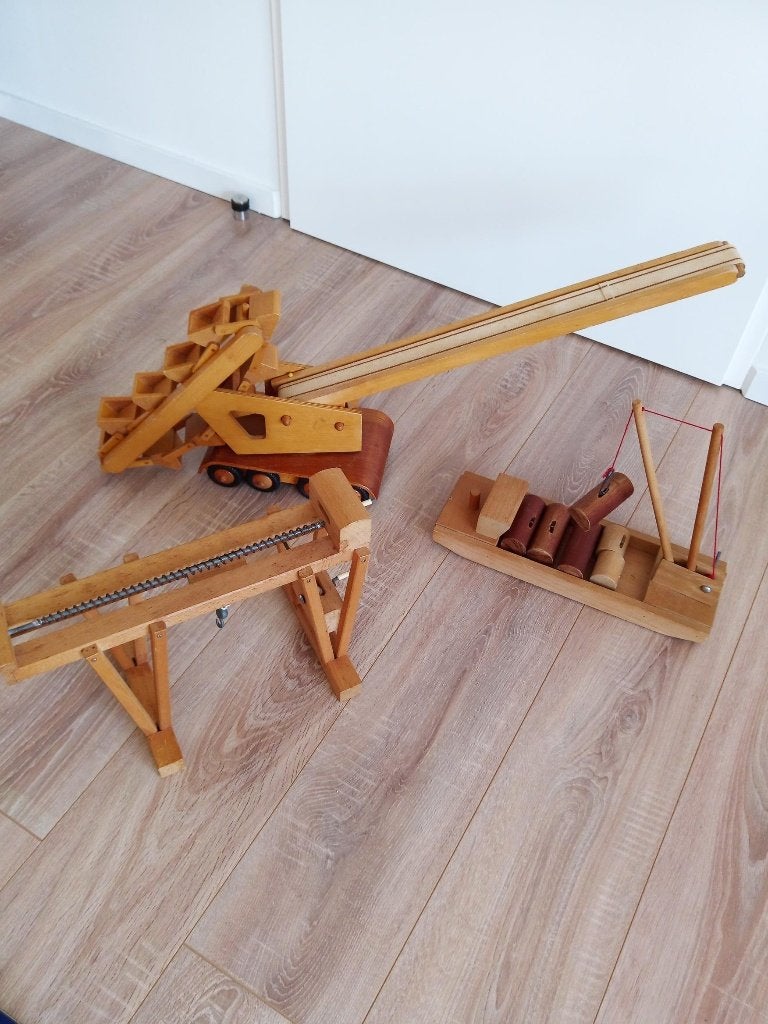 3 hele mooie houten speeltjes, Ophalen of Verzenden, Zo goed als nieuw, Overige typen