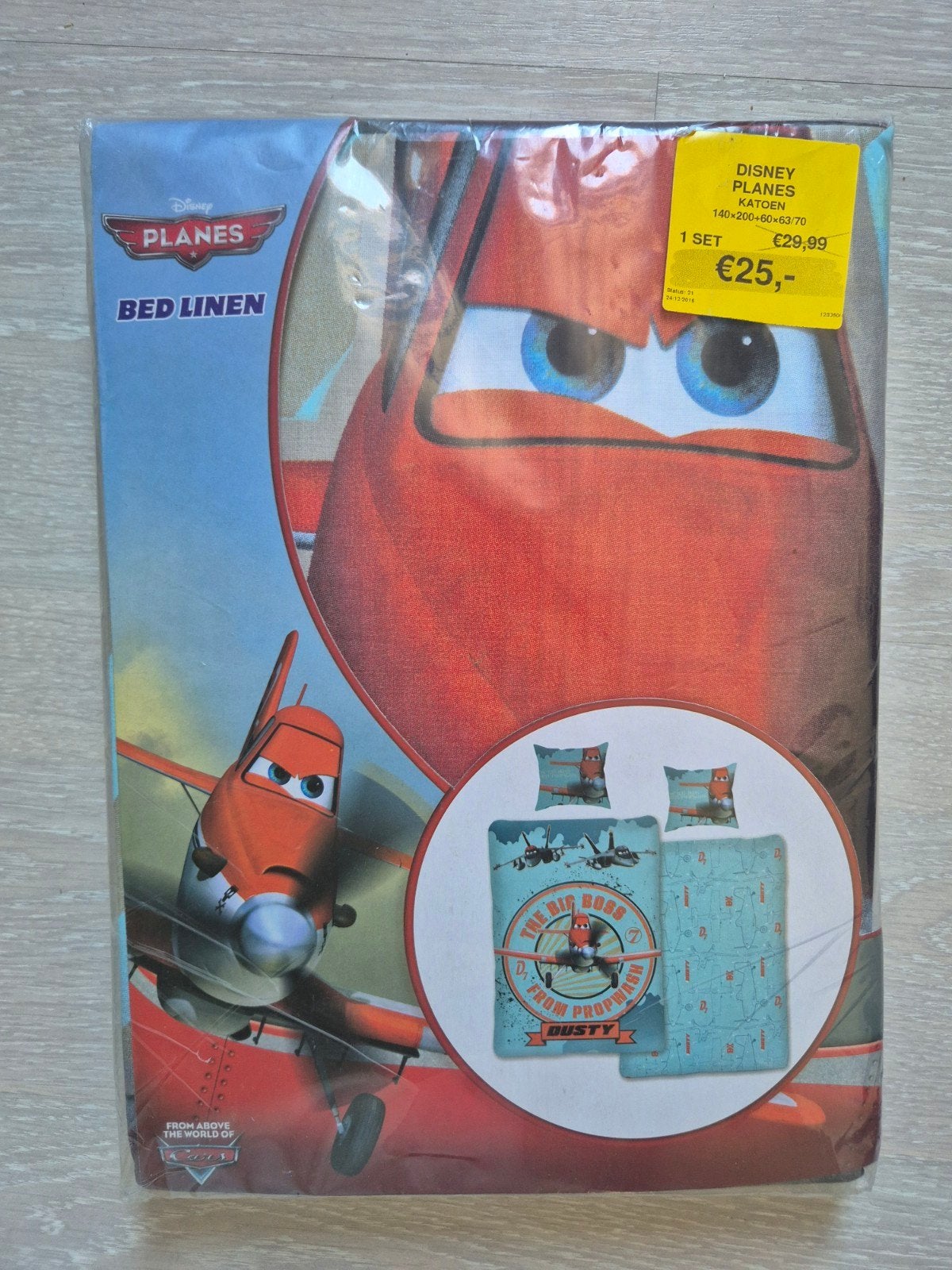 Disney Planes Dekbedovertrek - Dusty - 140x200, Overige merken, Meerkleurig, Nieuw, Ophalen of Verzenden