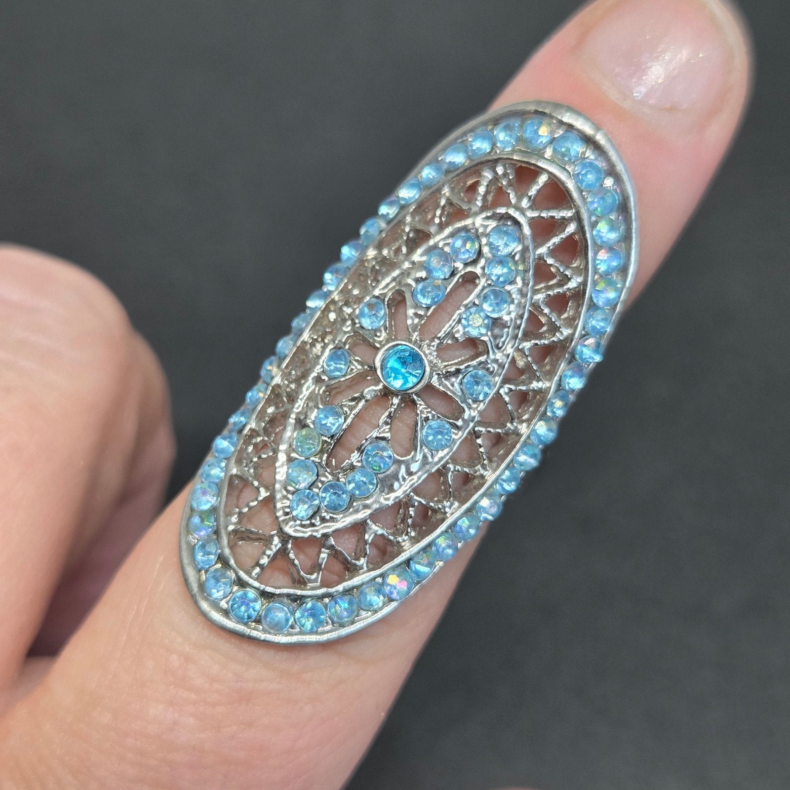 Ring maat 17, Overige materialen, Ophalen of Verzenden, 17 tot 18, Dame