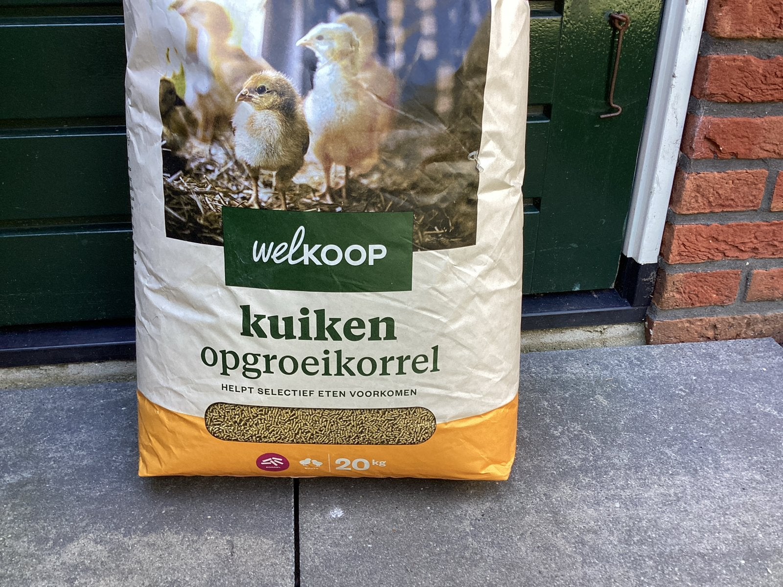 Gratis op te halen dichte zak kuikenvoer opgroeikorrel, Ophalen, Pluimvee