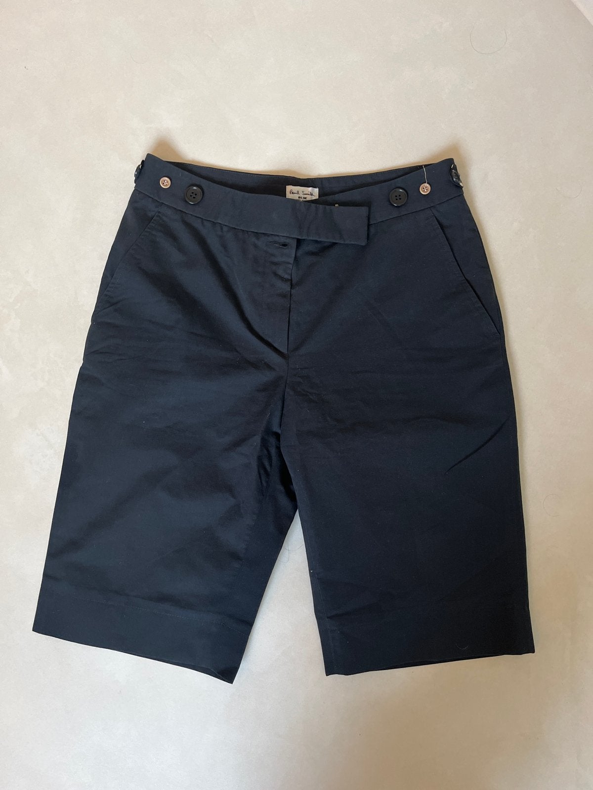 Paul Smith Zwarte Bermuda  Maat 34/36, Kort, Zwart, Ophalen of Verzenden, Zo goed als nieuw