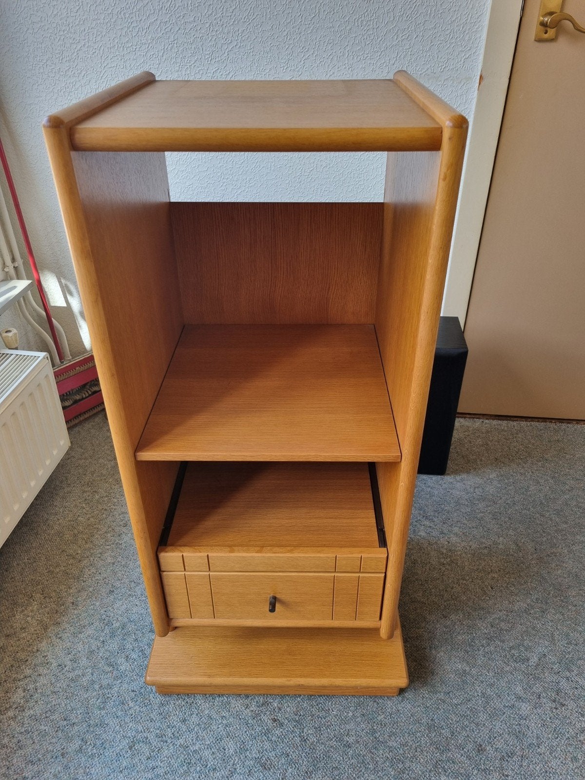 Massief blank eiken Stereo kastje, Huis en Inrichting, Kasten | Overige, Ophalen