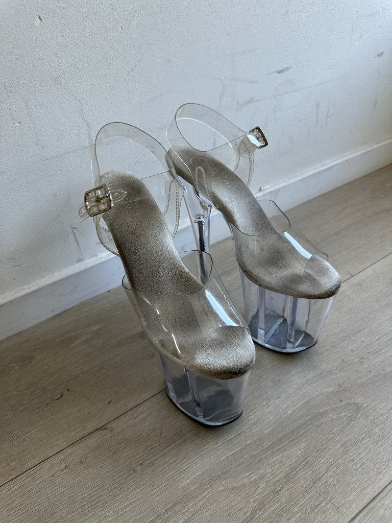 Exotic dance shoes, Verzenden, Pleasers, Schoenen met hoge hakken, Grijs