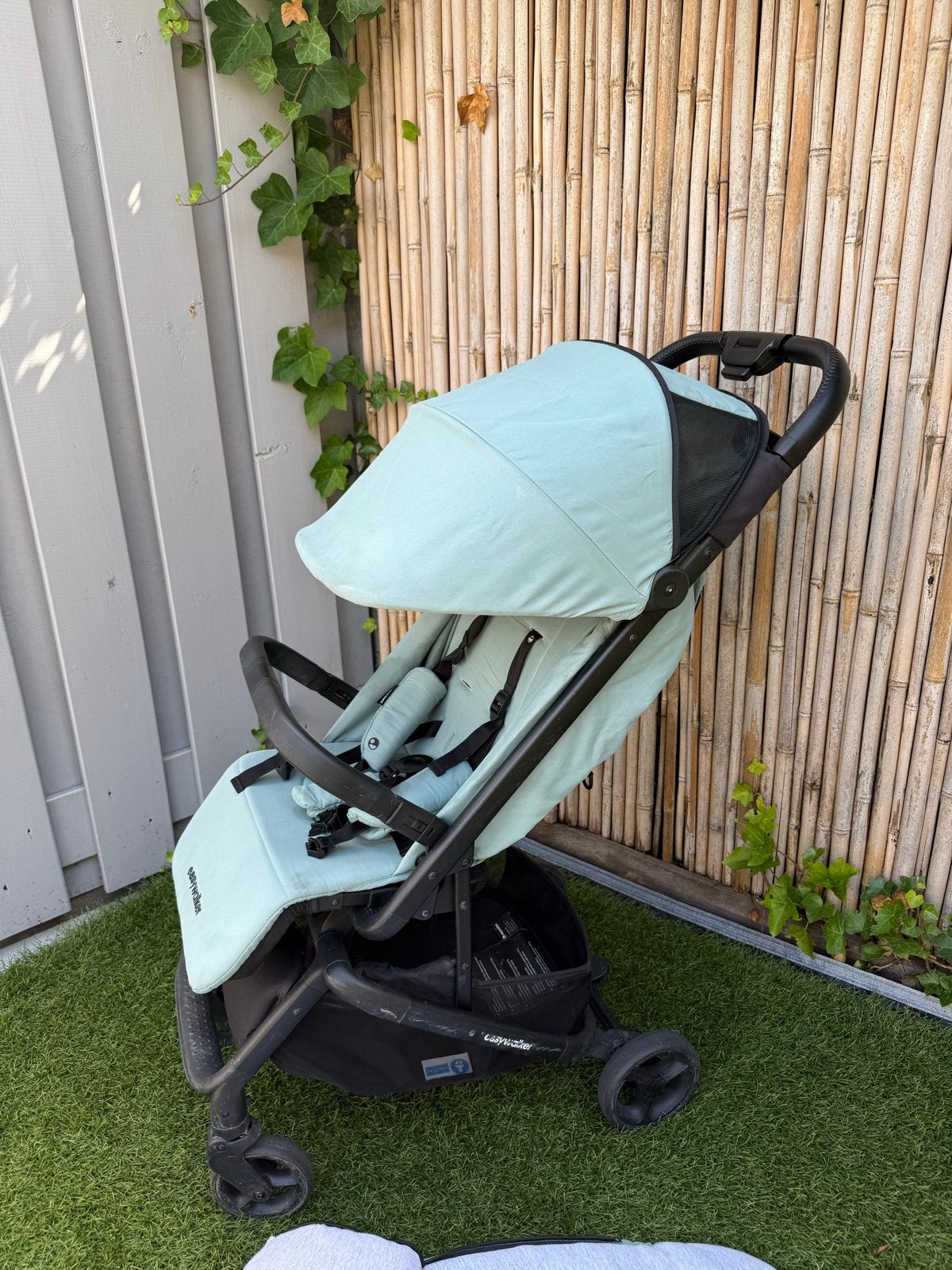 Easywalker Miley buggy met voetenzak mintgroen, Ophalen, Gebruikt, Overige merken, Voetenzak
