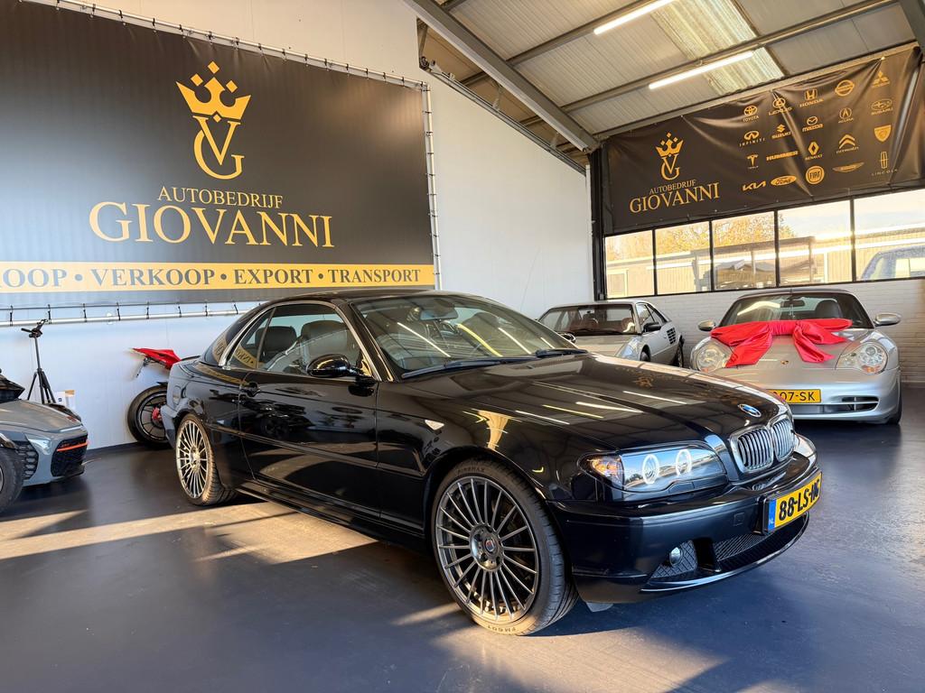 BMW 3-serie Cabrio 320Ci Executive inruil mogelijk, Auto's, BMW, Achterwielaandrijving, Cabriolet, 4 stoelen, Zwart