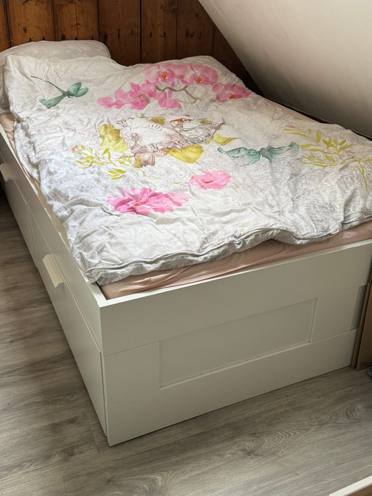 Ikea bremnis 140, Ophalen, Wit, Tweepersoons, 140 cm