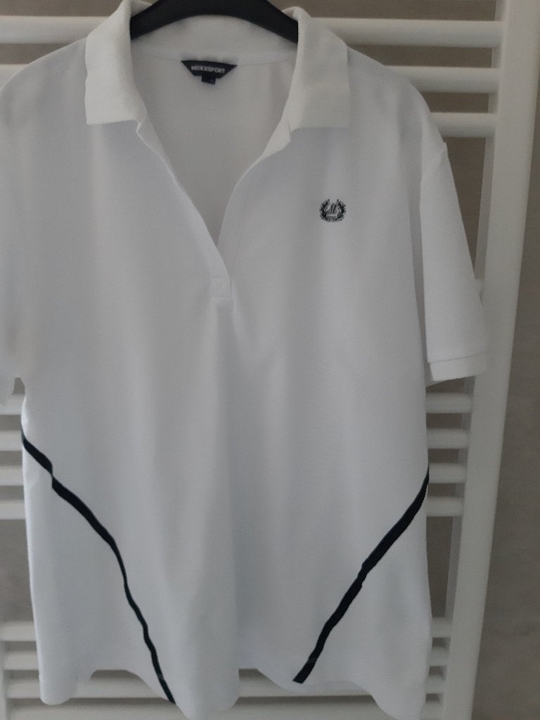 ZGAN Mexxsport witte polo, maat: L., Kleding | Dames, Sportkleding, Maat 38/40 (M), Mexx, Wit, Ophalen of Verzenden