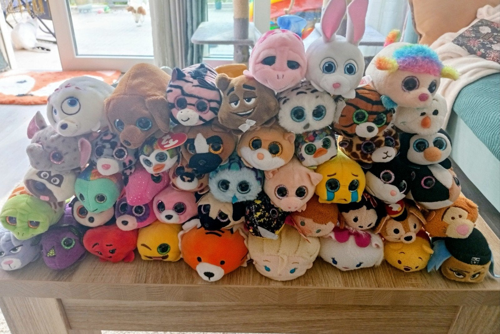 TY en Tsum Tsum knuffels 40+ stuks., Ophalen of Verzenden, Zo goed als nieuw, Overige typen