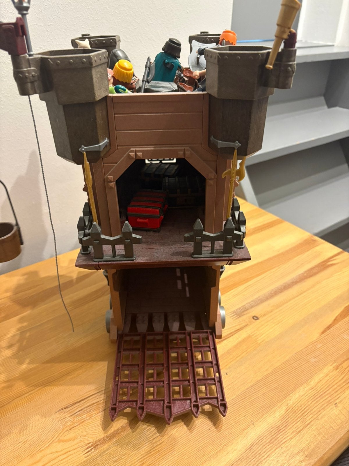 Playmobiel rijdend kasteel Knights, Ophalen of Verzenden, Zo goed als nieuw