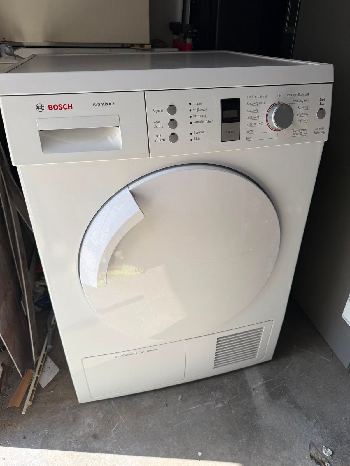 Bosch Avantixx 7 Condensdroger 7kg - SelfCleaning Condenser*, 6 tot 8 kg, Ophalen of Verzenden, Zo goed als nieuw, Voorlader