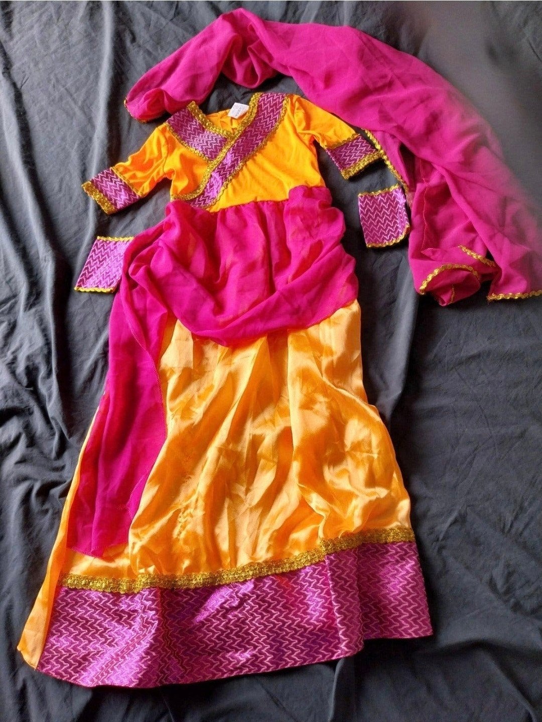 Carnavalskleding Indiase prinses maat 110, Ophalen of Verzenden, Meisje, Jurk of Rok
