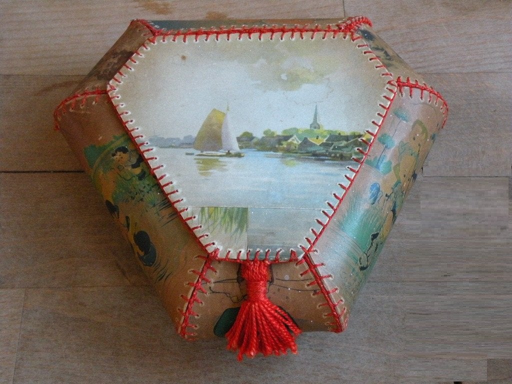 Cardbox, 60-jaren.   Ansichtkaarten, aan elkaar gezet., Verzamelen, Retro, Ophalen of Verzenden, Overige typen