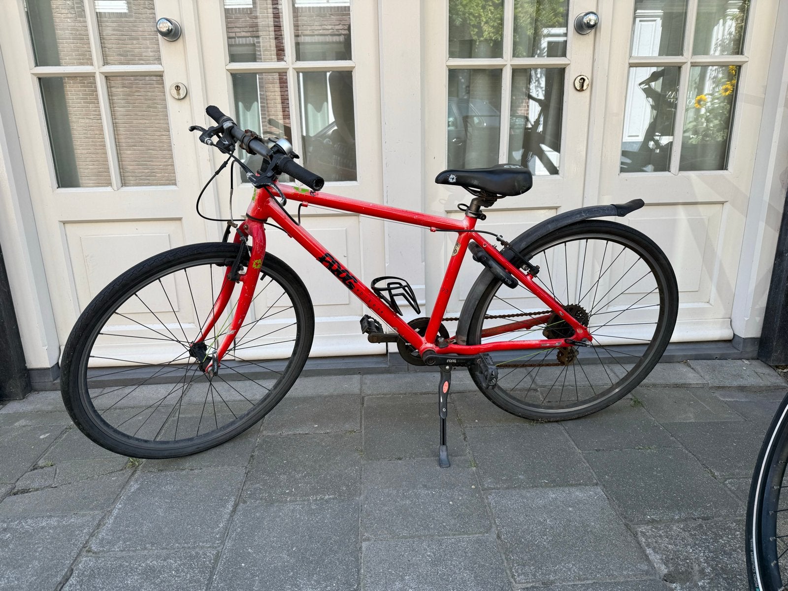 Frog Bike Kinderfiets Rood - Lichtgewicht en Duurzaam, Ophalen, Gebruikt, Velgrem, 20 inch of meer