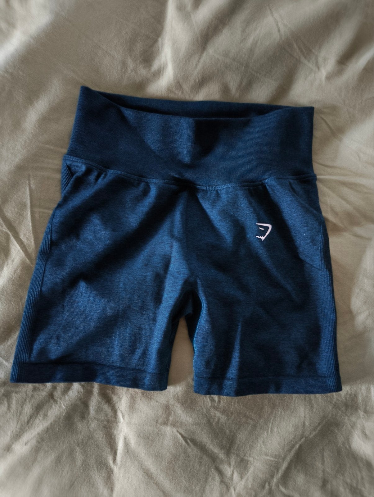 Gymshark sportbroekje - lift seamless shorts - maat M, Maat 38/40 (M), Blauw, Ophalen of Verzenden, Gymshark