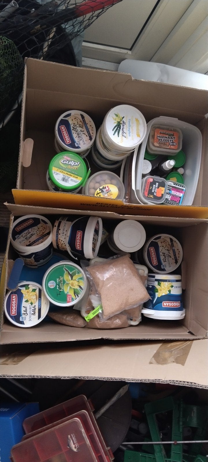 Groot pakket karper lokvoer:boilies, pellets en ingrediënten, Ophalen, Zo goed als nieuw, Overige typen