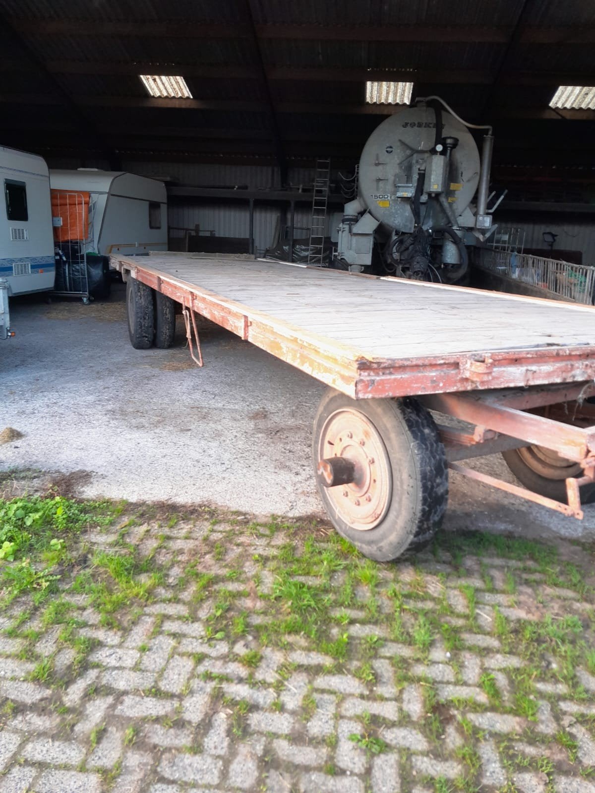 landbouwwagen, Ophalen, Gebruikt, Transportkar