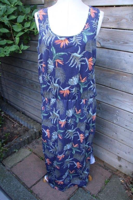 Jurk grijs/ groen/ oranje Beachwave mt 46 Vaste prijs, Beachwave, Maat 46/48 (XL) of groter, Ophalen of Verzenden, Zo goed als nieuw