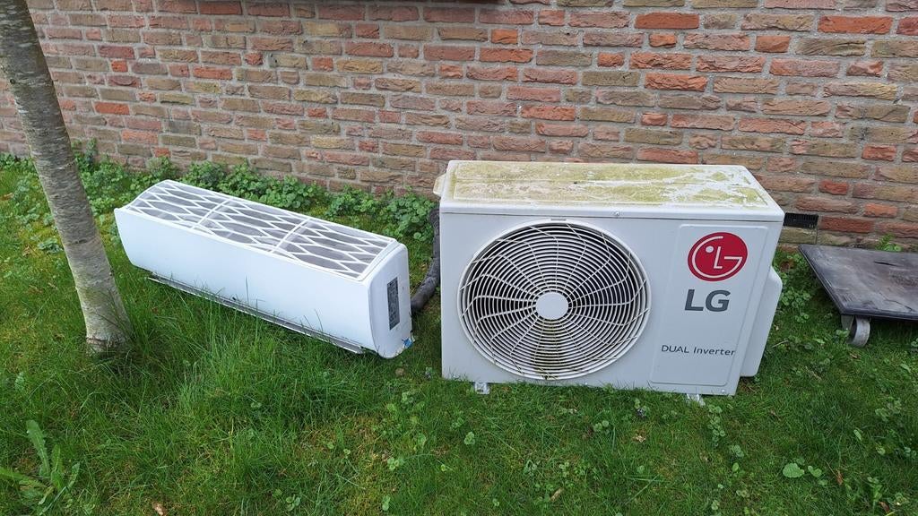 LG airco 5 kw split incl toebehoren, Witgoed en Apparatuur, Airco's, Ophalen, 3 snelheden of meer, 100 m³ of groter, Afstandsbediening