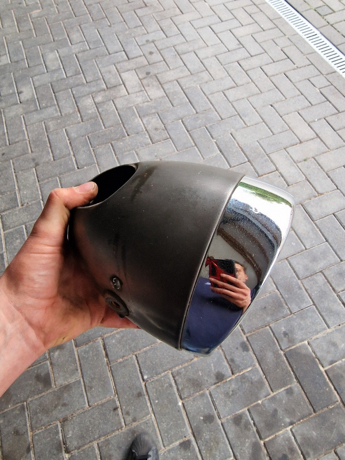 Kreidler Druppelkoplamp, zeer mooie staat. Alles origineel!, Ophalen of Verzenden