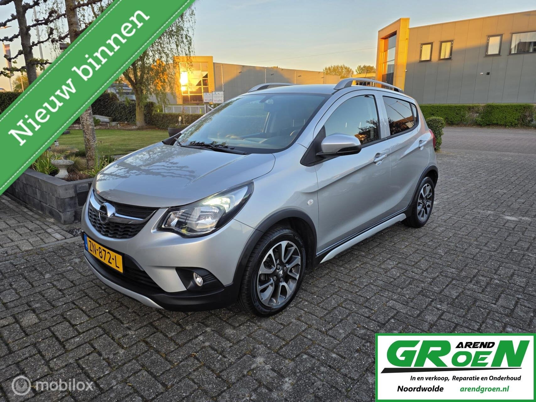 Opel KARL 1.0 Rocks Online Edition airco apple carplay, Voorwielaandrijving, 839 kg, Gebruikt, Euro 6
