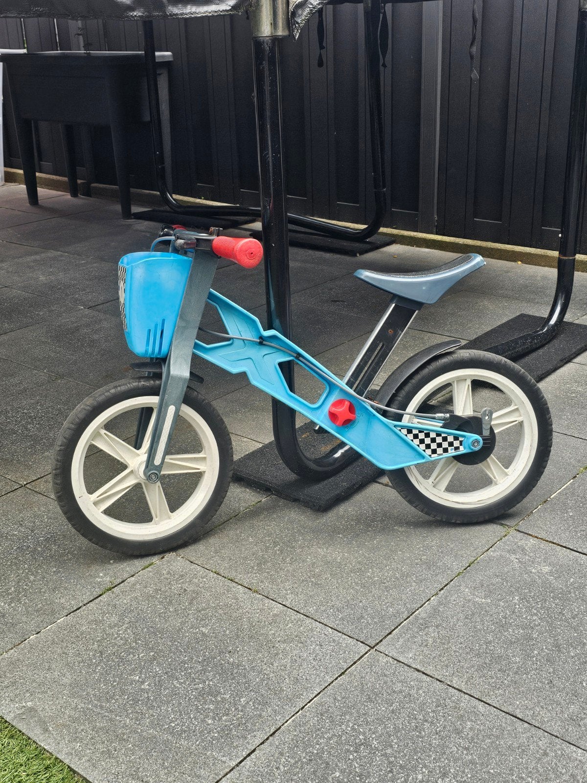 Blauwe loopfiets voor kinderen, Ophalen, Zo goed als nieuw, Minder dan 16 inch