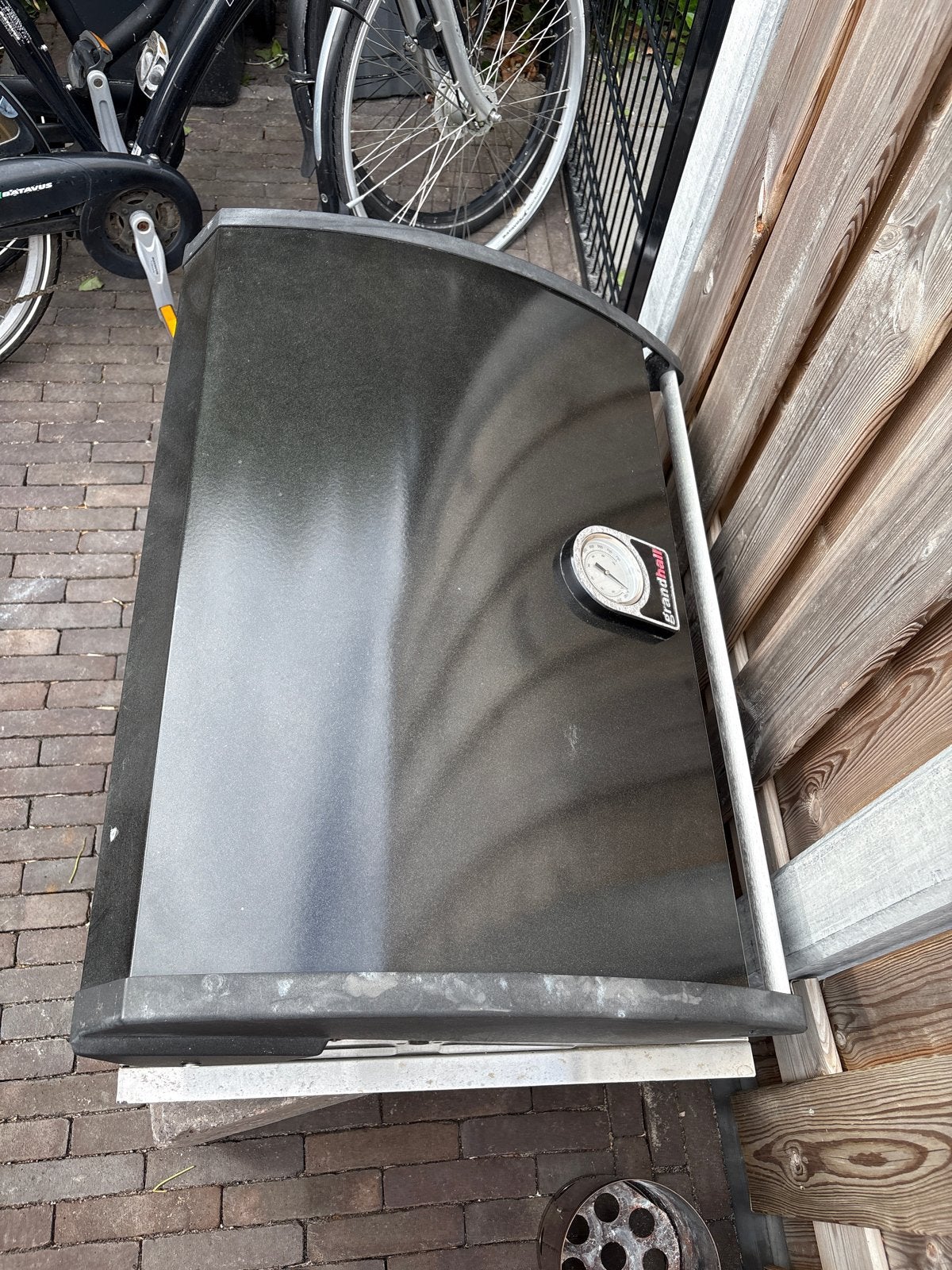 Grandhall G5 Maxim gasbarbecue met hoes, Ophalen, Gebruikt