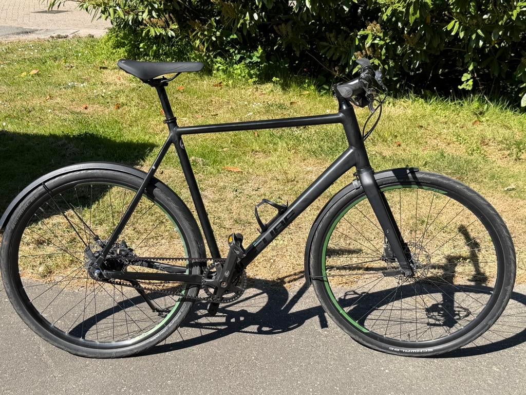 Cube Hyde CSP Pro fiets Belt/Riem aandrijving 28inch, Fietsen en Brommers, Zo goed als nieuw, 61 tot 65 cm, Schijfrem, Ophalen