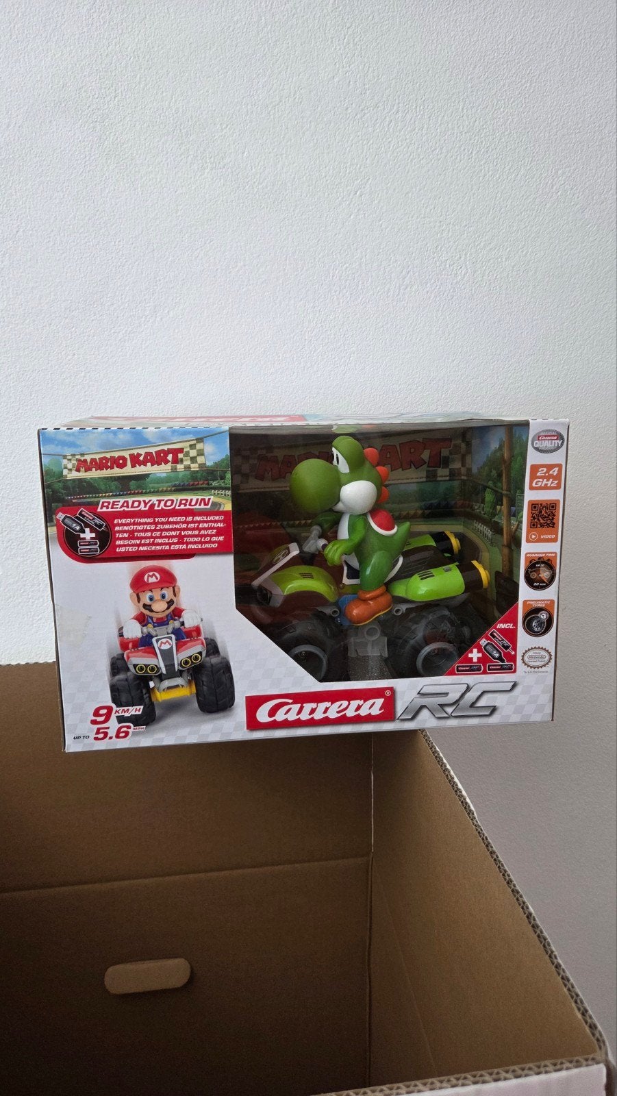 Carrera RC Mario Kart Yoshi - Nieuw in doos, Ophalen of Verzenden, Nieuw, Afstandsbediening