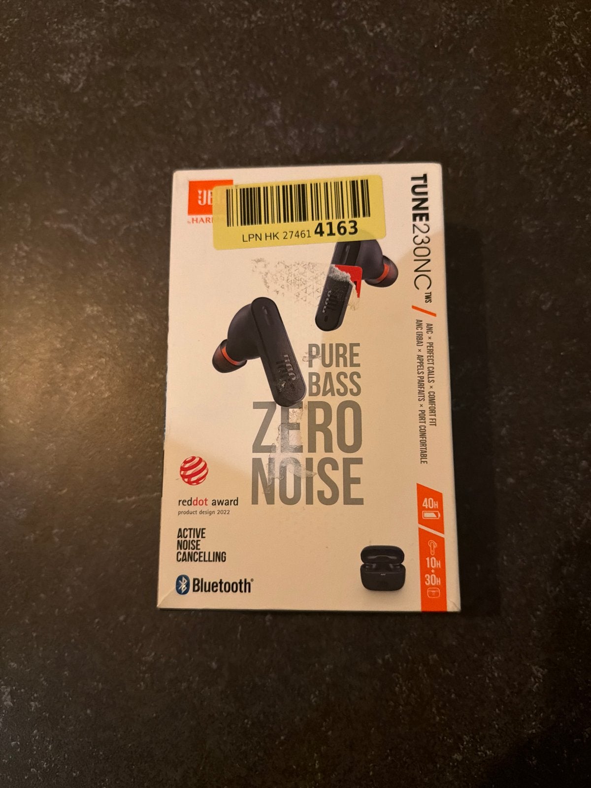 JBL Tune 230NC TWS Draadloze In-ear Koptelefoon Zwart, In-ear, JBL, Bluetooth, Nieuw