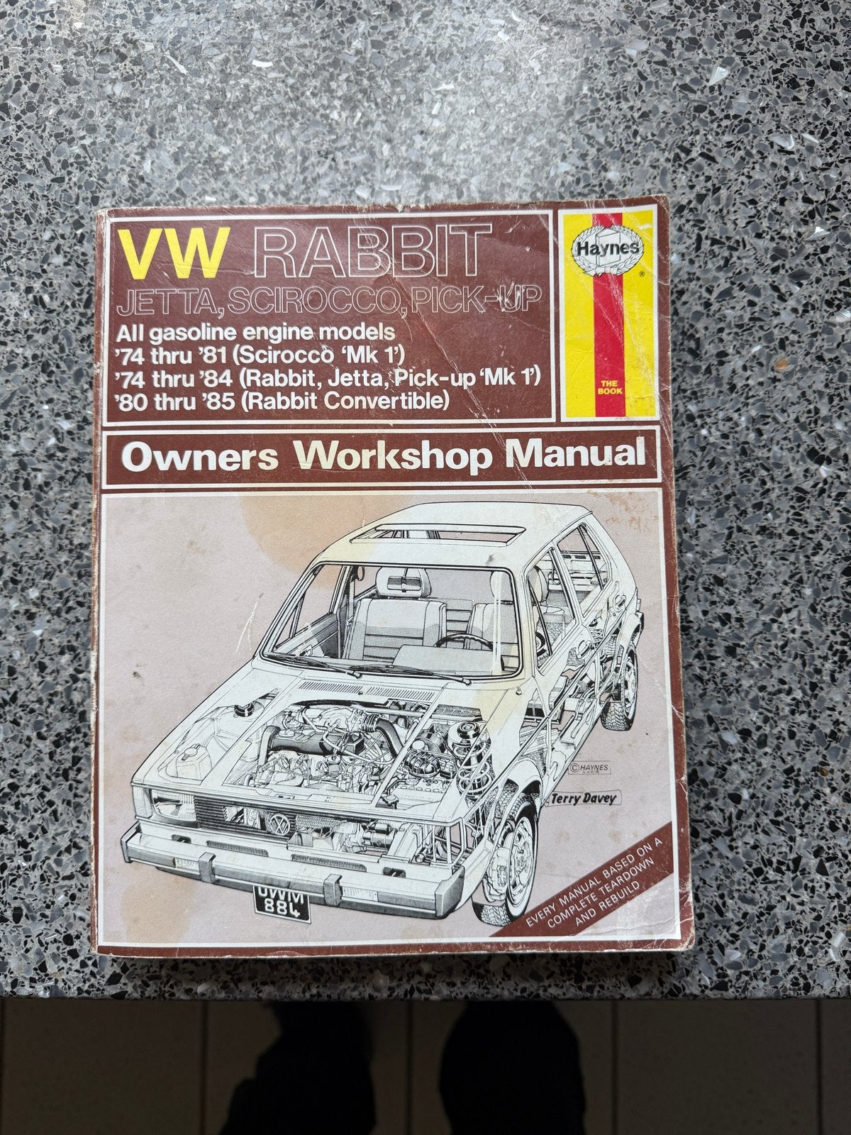 Haynes Werkplaatshandboek VW Rabbit, Jetta, Scirocco, Pick-u, Auto diversen, Ophalen of Verzenden