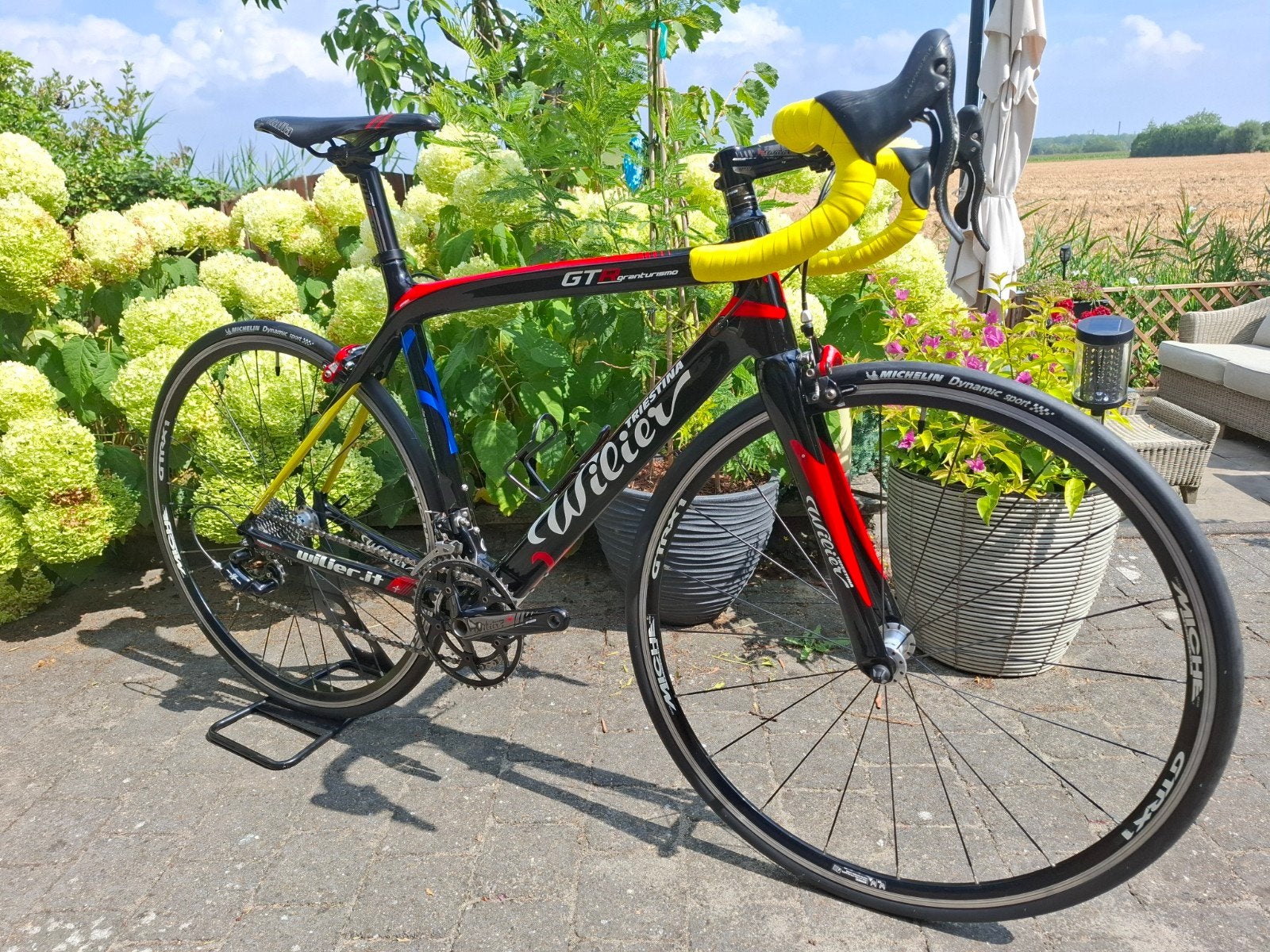Wilier Triestina GTR Full Carbon Maat M Campagnolo Athena 11, 28 inch, Carbon, Velgrem, Zo goed als nieuw